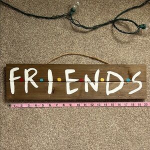 Rustic ‘Friends’ Sign